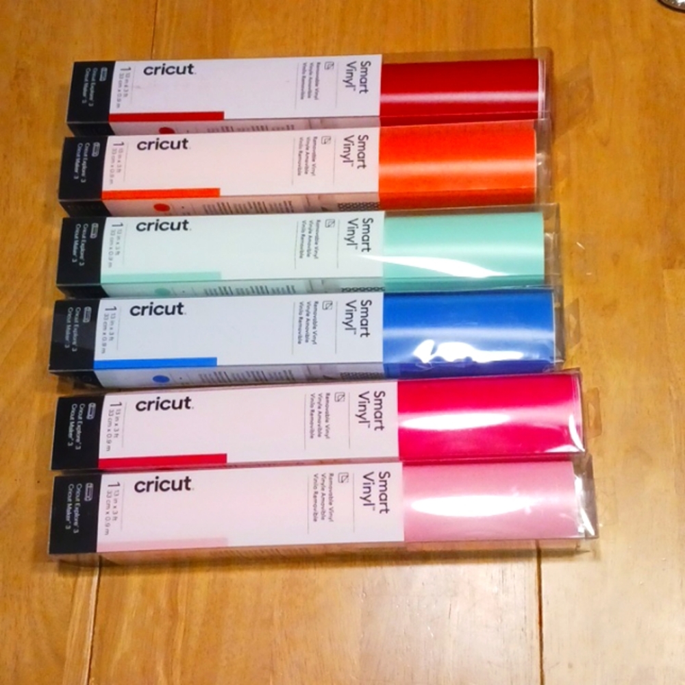 Cricut Smart Vinyl LOT. Various Colors. NWT